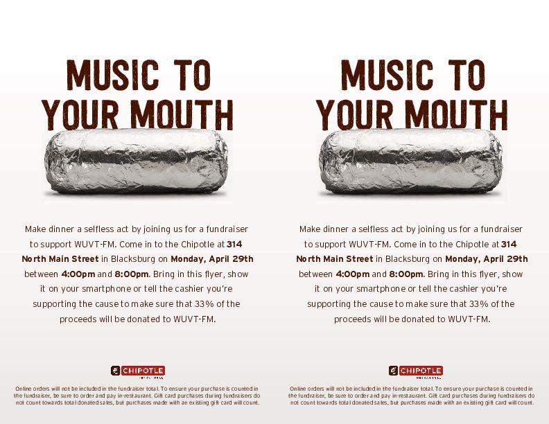 Chipotle flyer wide