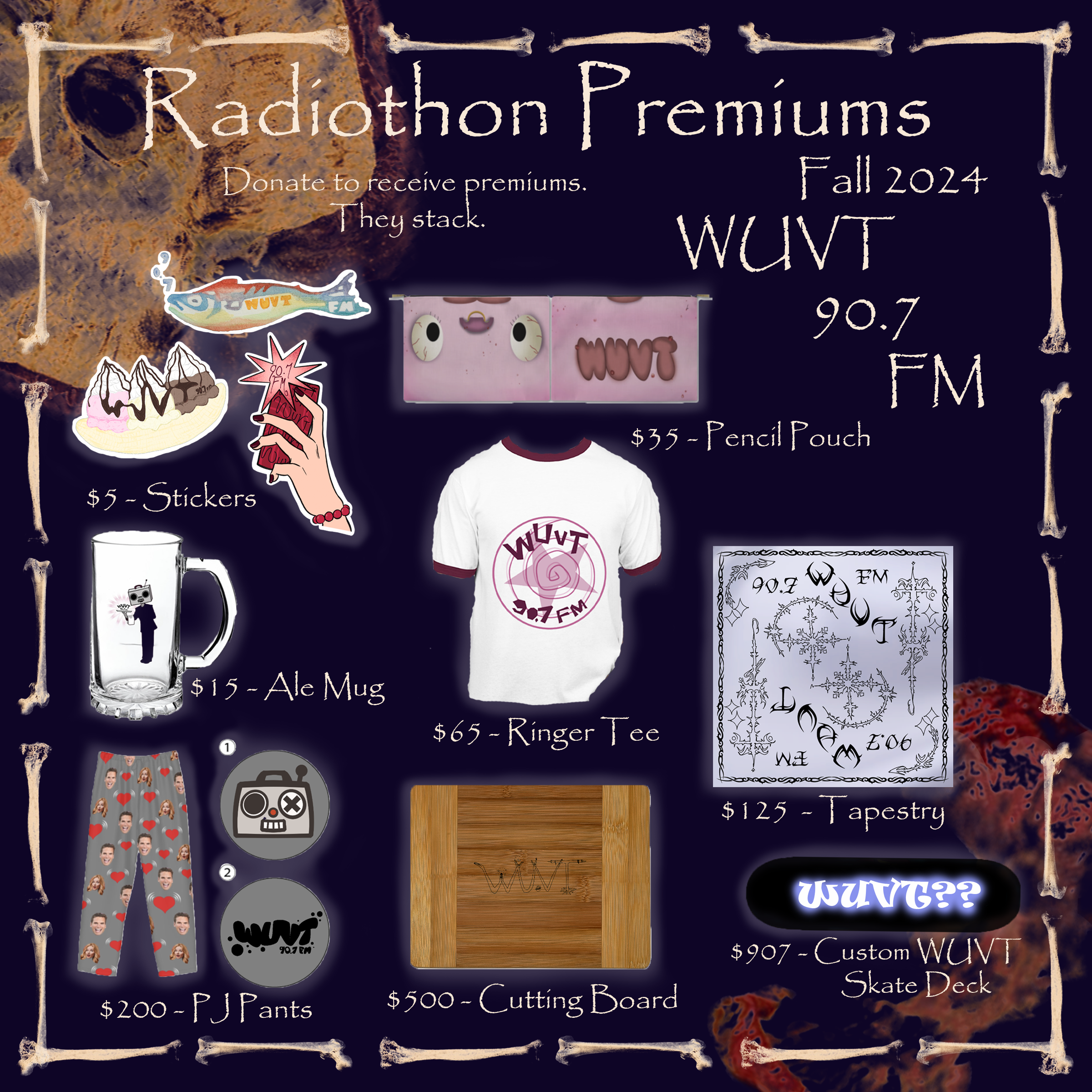 radiothon Premiums